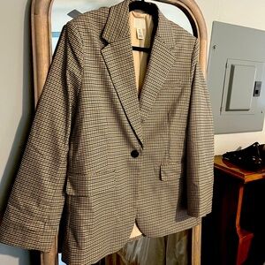 H&M | Plaid Blazer, Oversized